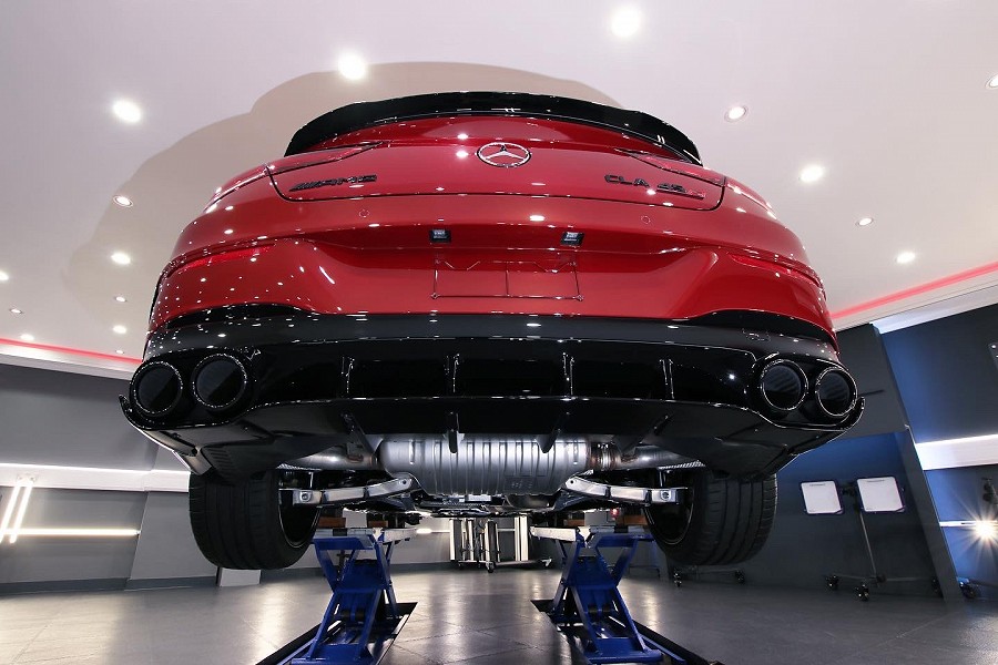 Mercedes AMG CLA 45 S Undercarriage Cleanse